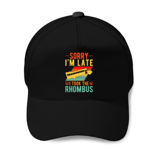 Math Teacher School Bus Driver Rhombus Baseball Caps