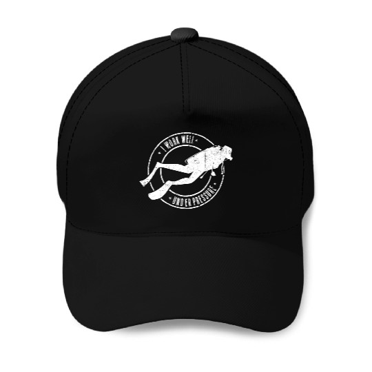 Scuba diving scuba dive Baseball Caps