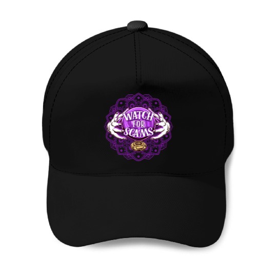 Halloween Witch Hands Witchcraft Scam Baseball Caps