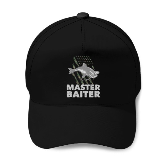 Master Baiter - Wels Catfish Hunter Baseball Caps