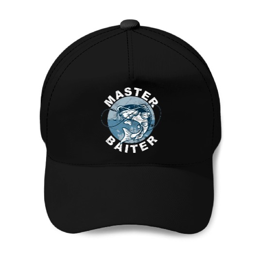 Master Baiter - Wels Catfish Hunter Baseball Caps