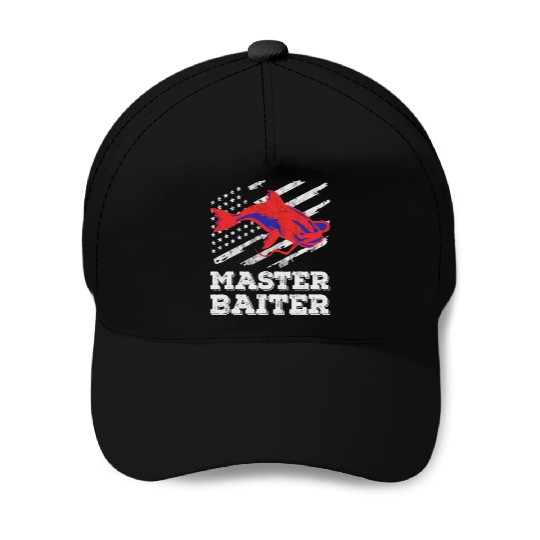 Master Baiter - Wels Catfish Hunter Baseball Caps