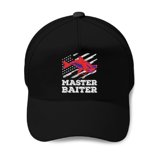 Master Baiter - Wels Catfish Hunter Baseball Caps