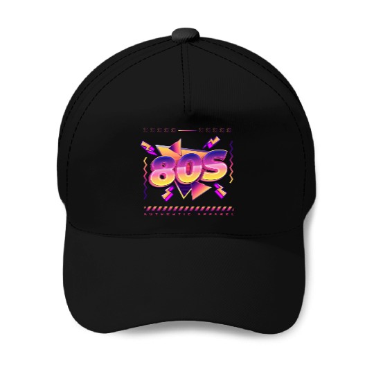 80s!!! - Synthwave/Retrowave/Vaporwave 80s Baseball Caps