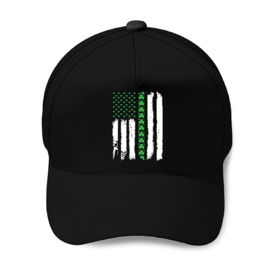 Irish American Flag St Patrick'S Day Baseball Caps