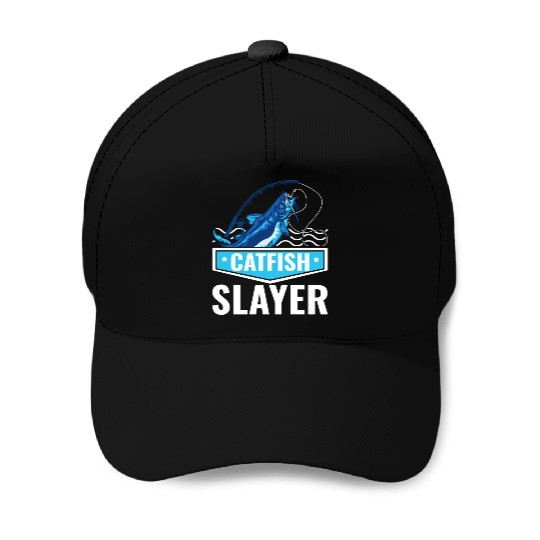 Catfish Slayer - Wels Catfish Hunter Baseball Caps