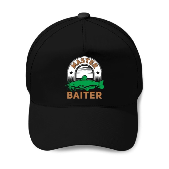 Master Baiter - Wels Catfish Hunter Baseball Caps