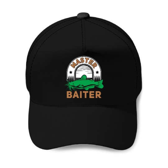 Master Baiter - Wels Catfish Hunter Baseball Caps