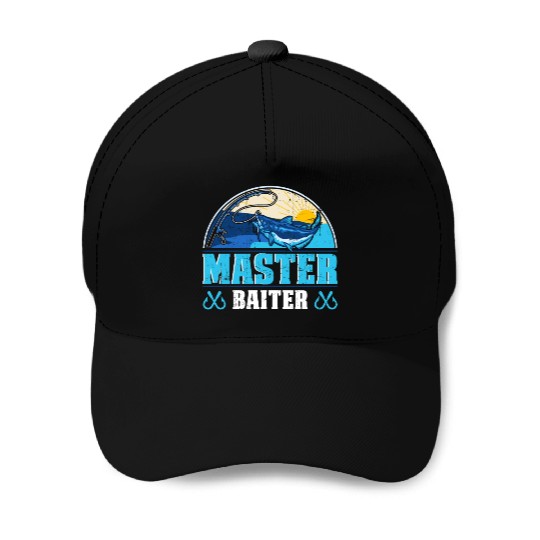 Master Baiter - Wels Catfish Hunter Baseball Caps