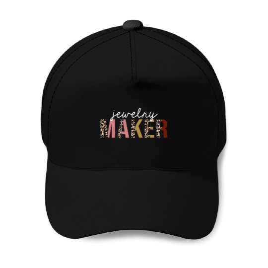 Jewelry Maker Leopard Print Funny Gift Baseball Caps