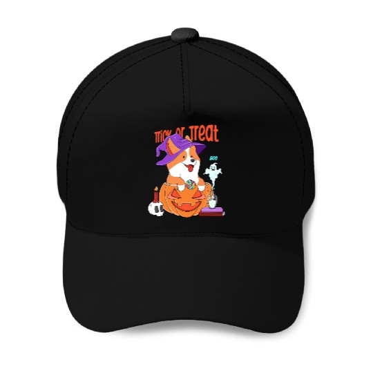 Corgi Halloween Baseball Caps