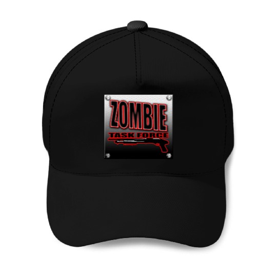 Zombie Task Force Worn Metal Sign Undead shooter Baseball Caps