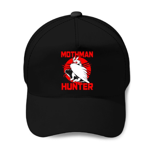 Cryptozoologist Cryptid Folklore Funny Mothman Baseball Caps