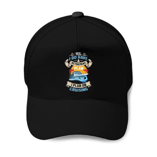 Cruise Ship Vacation Trip Party Sailing Boating Baseball Caps