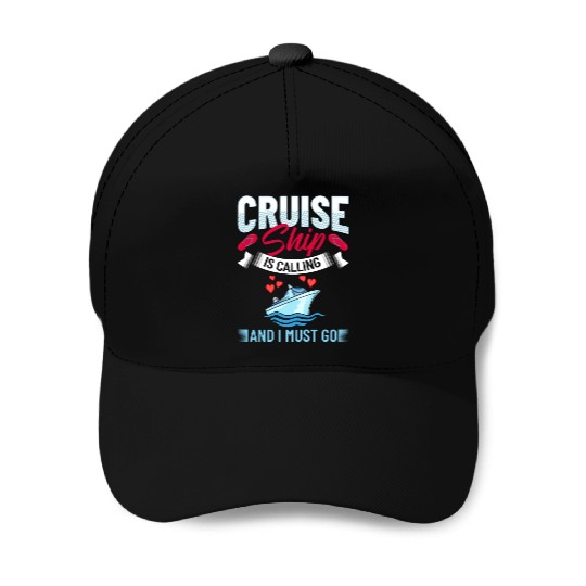 Cruise Ship Vacation Trip Party Sailing Boating Baseball Caps
