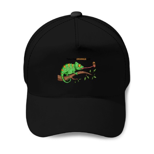 Bitcoin Chameleon BTC logo Crypto lover Hodl Baseball Caps