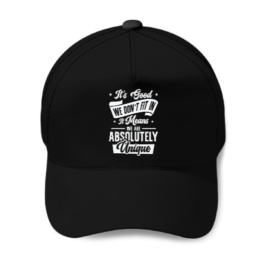 Positivity Misfits Poets Poetry Unique Uniqueness Baseball Caps