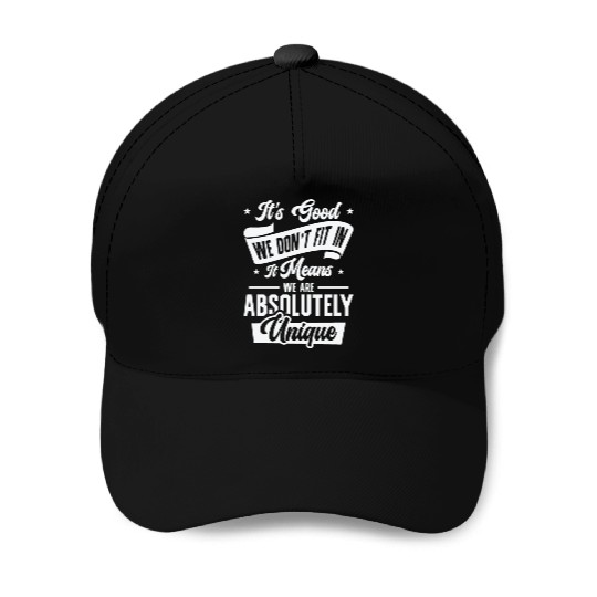 Positivity Misfits Poets Poetry Unique Uniqueness Baseball Caps