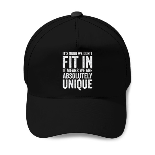 Positivity Misfits Poets Poetry Unique Uniqueness Baseball Caps