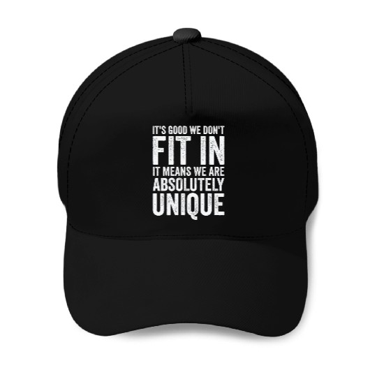 Positivity Misfits Poets Poetry Unique Uniqueness Baseball Caps