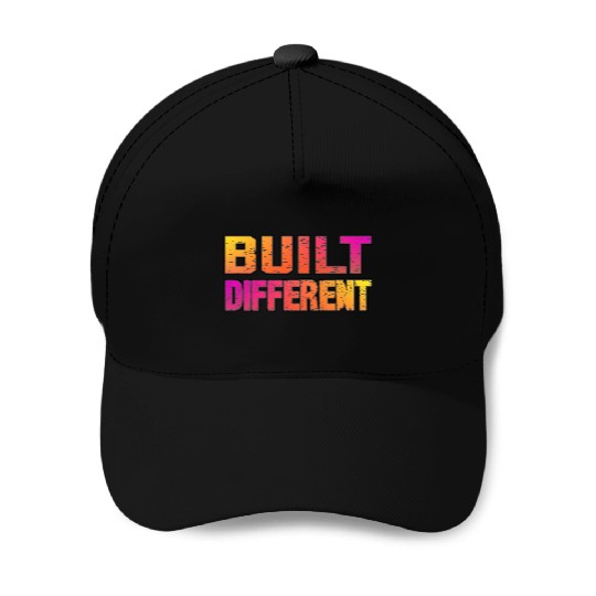 Built Different On Another Level Funny Gaming Baseball Caps