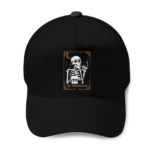 Alcohol Tarot Card Occult Club Gothic Vice Baseball Caps