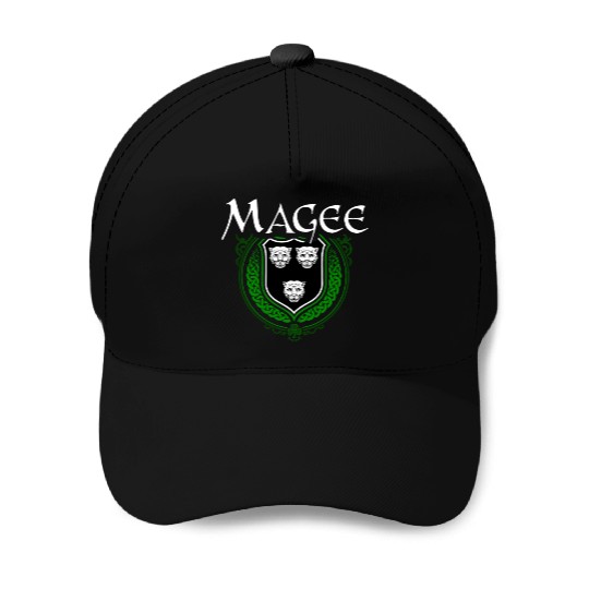 Magee Family Irish Coat of Arms Clan Crest Baseball Caps