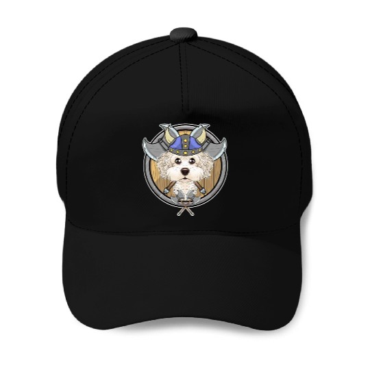 Bichon Frise I Valhalla I Viking Baseball Caps
