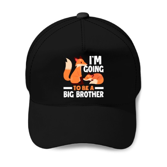 Fox Brother Siblings Offspring Gift Baseball Caps