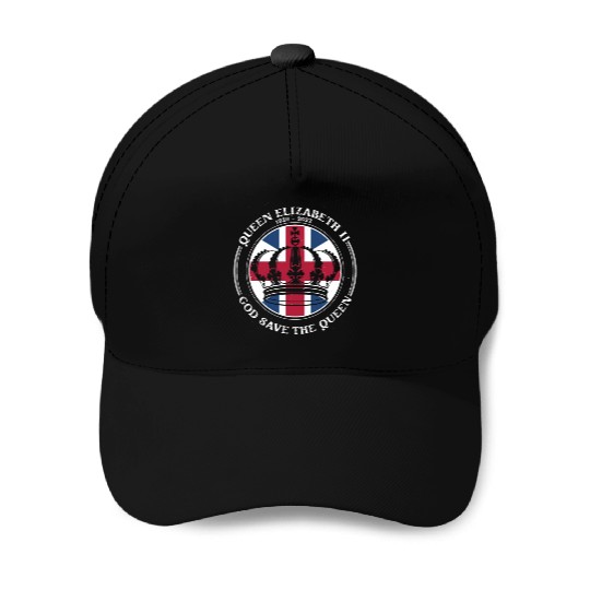 UK British Queen Elizabeth II God Save The Queen Baseball Caps