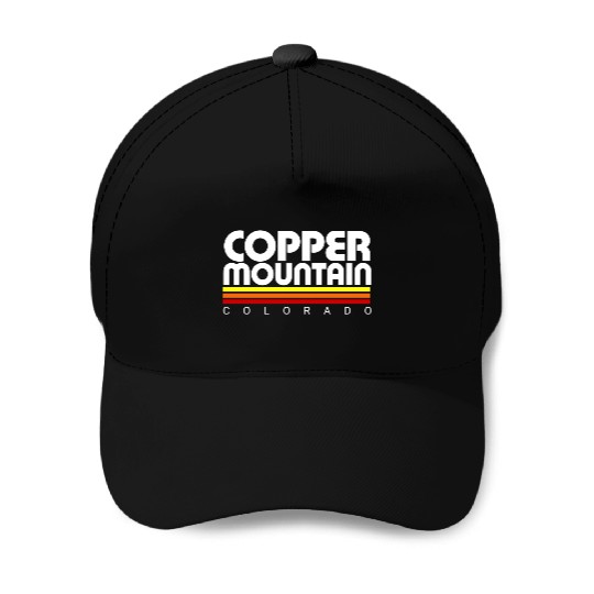 Retro Copper Mountain Colorado Baseball Caps