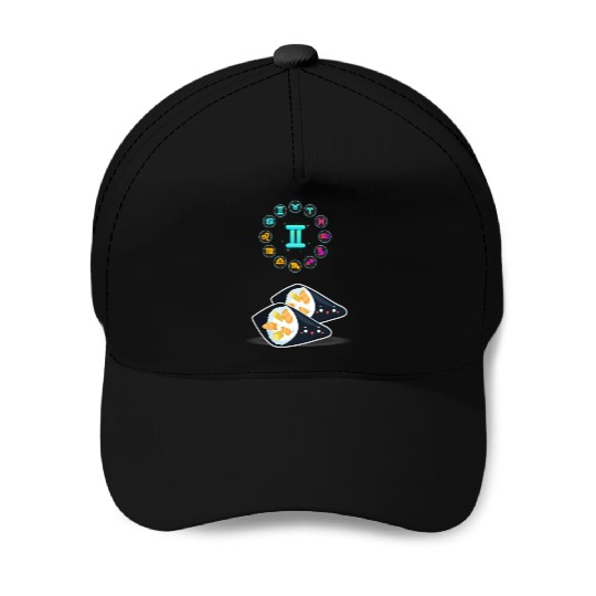 Japanese Sushi Funny Gemini Zodiac Sushi Lover Pun Baseball Caps