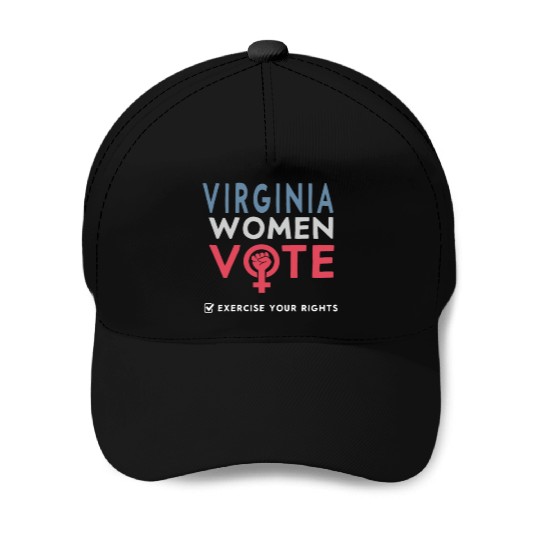 Virginia Women Vote Voter 2022 Election Feminist Baseball Caps