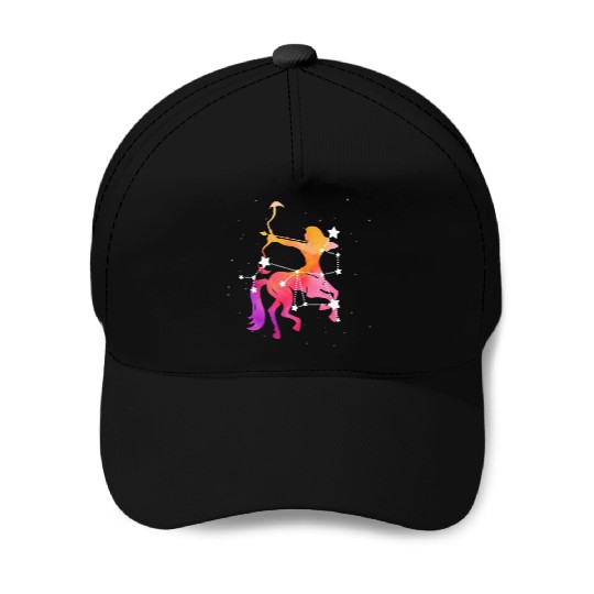 Sagittarius Zodiac Baseball Caps