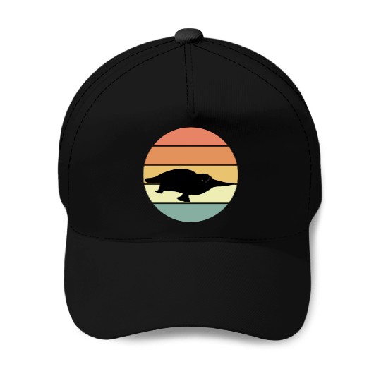 Retro Platypus Baseball Caps