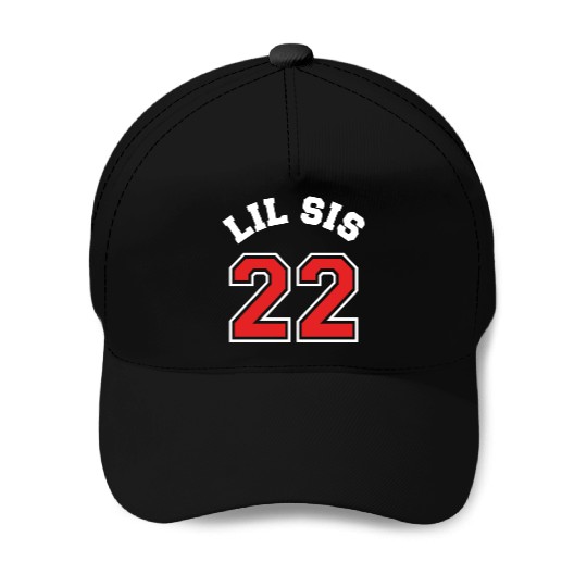 Lil Sis 2022 Little Sister Baby Family Birth Child Baseball Caps