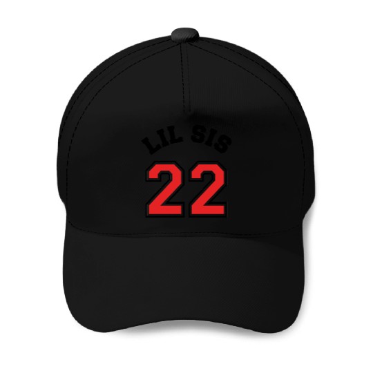 Lil Sis 2022 Little Sister Baby Family Birth Child Baseball Caps