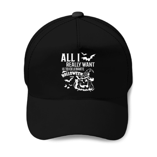 Halloween witch pumpkin gift Baseball Caps