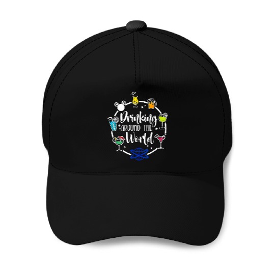Drinking Around The World Baseball Caps