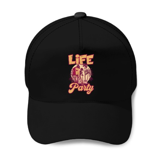 Life Of The Party Swim Swimming Pool Guard Baseball Caps