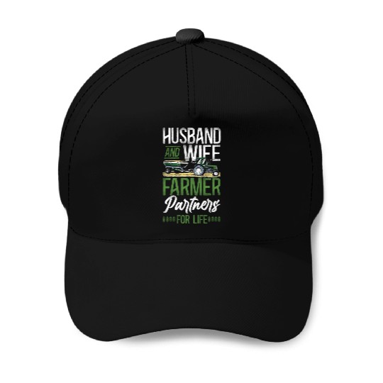 Farming Farmer Husband Wife Baseball Caps