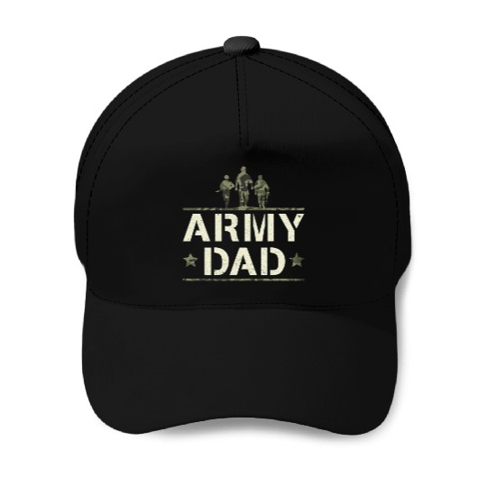 US Proud Army Dad Camo Baseball Caps