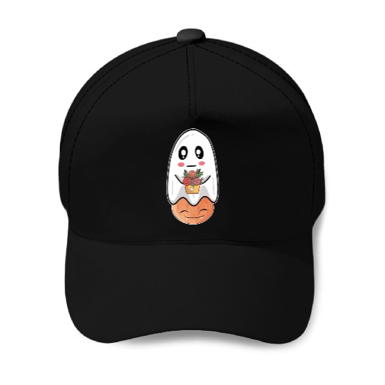 Halloween Ghost Baseball Caps, Trick or Treat Baseball Caps