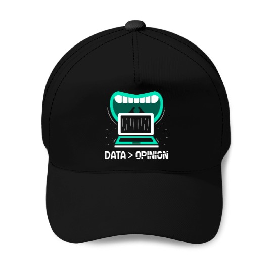 Data > Opinion Coding Programmer Code Coder Baseball Caps