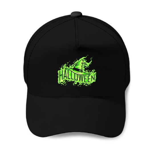 Green Witch Hat Costume For Halloween Baseball Caps