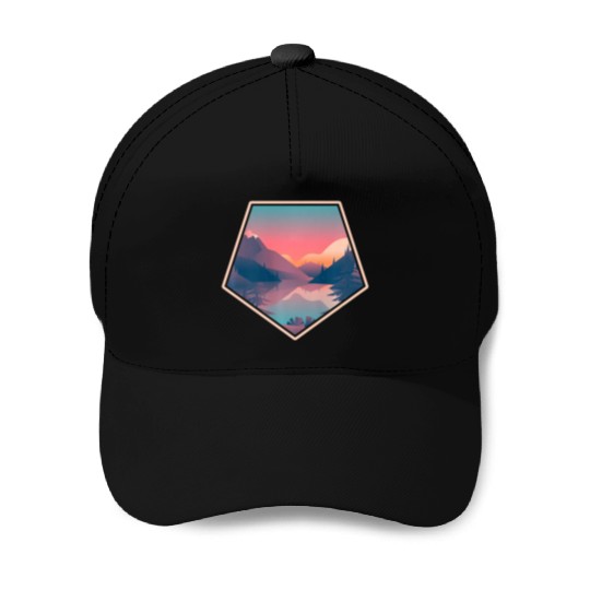 Funny Hiking Nature Outdoor Landscape Baseball Caps