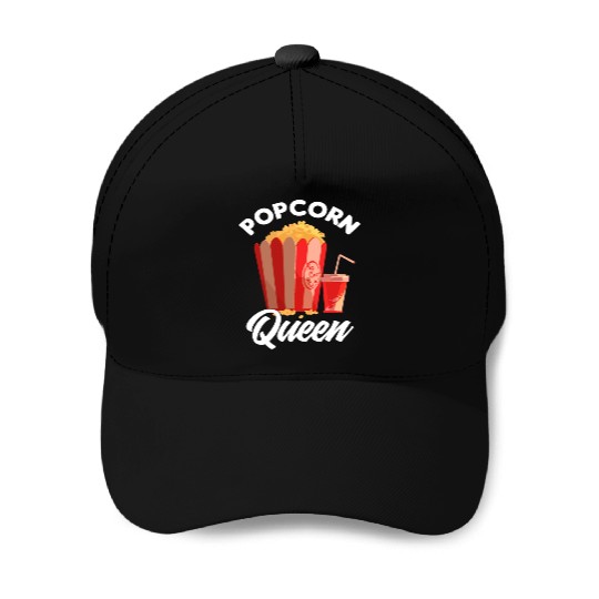 Film Popcorn Lover Baseball Caps
