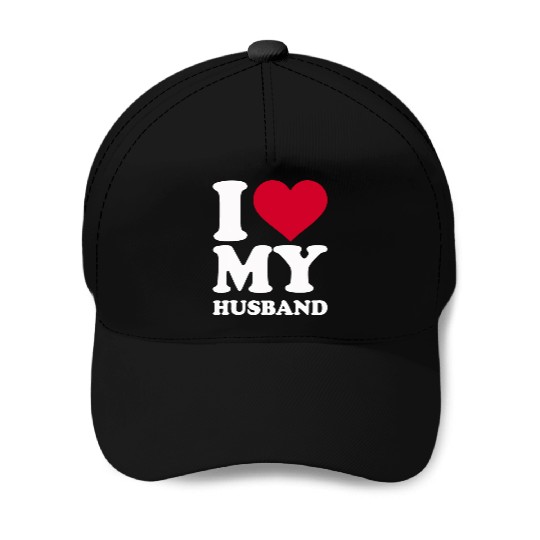 I love my husband Baseball Caps