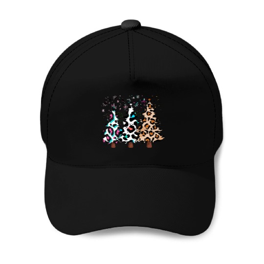 Christmas trees, Leopard Christmas Trees, Winter Baseball Caps