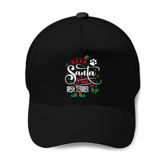 Irish Terrier Dog Christmas Dog breed Baseball Caps